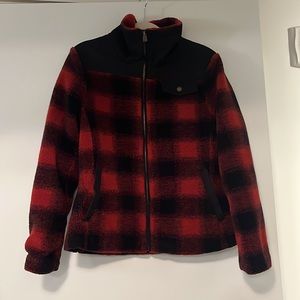 Pendleton plaid Sherpa fleece jacket, medium